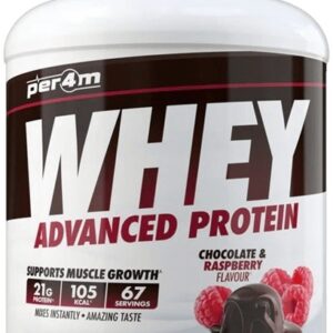 Per4m whey protein 2010 g - čokoláda/ malina + protein bar low sugar