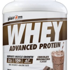 Per4m whey protein 2010 g - čokoládové mokačíno + protein bar low