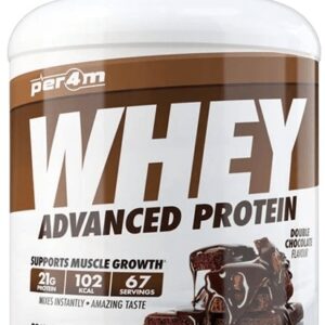 Per4m whey protein 2010 g - dvojitá čokoláda + protein bar low sugar