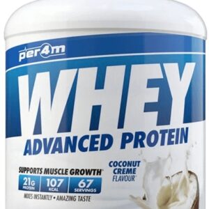 Per4m whey protein 2010 g - kokos + protein bar low sugar 62 g zdarma