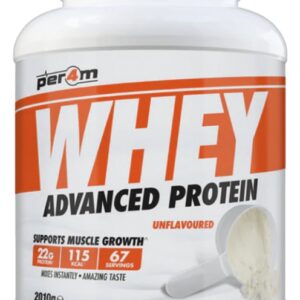 Per4m whey protein 2010 g - neochucený + protein bar low sugar 62 g