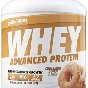 Per4m whey protein 2010 g - skořicový donut + protein bar low sugar 62