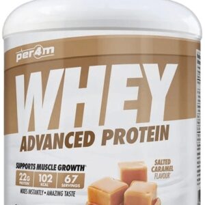 Per4m whey protein 2010 g - slaný karamel + protein bar low sugar 62 g