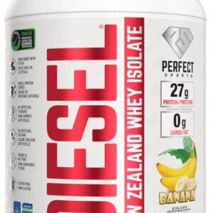 Perfect sports diesel 100% new zealand whey isolate 2270 g - banán
