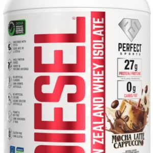 Perfect sports diesel 100% new zealand whey isolate 2270 g - mocha