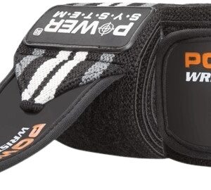 Power system bandáže na zápěstí wrist wraps - šedá
