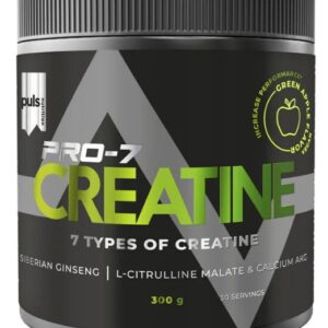 Puls nutrition creatine pro-7 300 g - zelené jablko