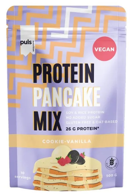 Puls nutrition pancake mix 500 g - vegan vanilková sušenka