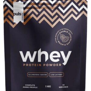 Puls nutrition whey protein 1000 g - dvojitá čokoláda