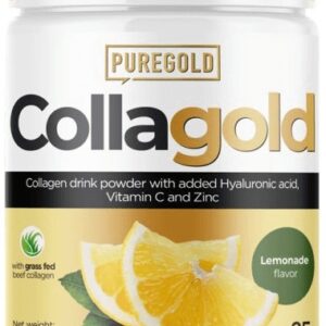 Puregold collagold + kys. hyaluronová 300 g - citron