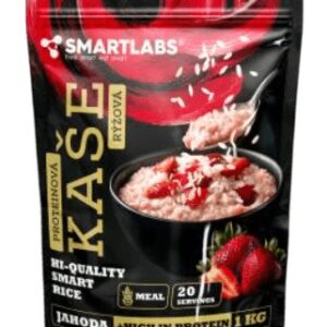 Smartlabs proteinová kaše rýžová 1000 g - jahoda