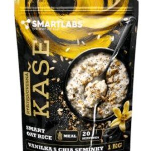 Smartlabs rýžovo-ovesná kaše 1000 g - vanilka s chia semínky