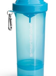 Smartshake slim šejkr smoke 400 ml + 100 ml - neon blue