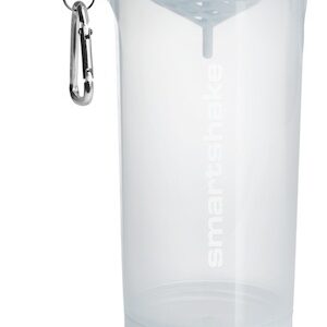 Smartshake slim šejkr smoke 400 ml + 100 ml - pure white