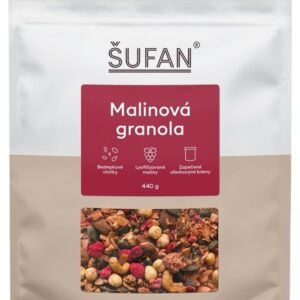 Šufan granola 440 g - malinová