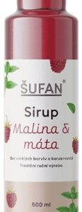 Šufan sirup 500 ml - malina a máta