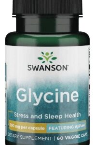 Swanson glycine 500 mg 60 kapslí