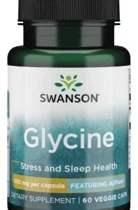Swanson glycine 500 mg 60 kapslí