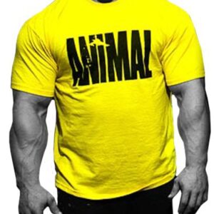 Universal triko animal iconic t-shirt žluté - s - velké logo