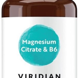 Viridian magnesium citrate s vitamínem b6 90 kapslí