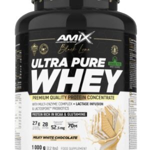 Amix black line ultra pure whey protein 1000 g - milky white chocolate