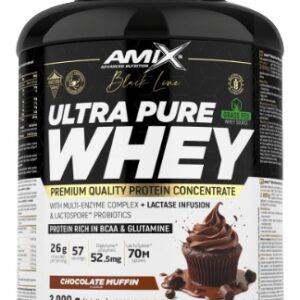 Amix black line ultra pure whey protein 2000 g - chocolate muffin