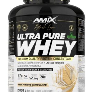Amix black line ultra pure whey protein 2000 g - milky white chocolate