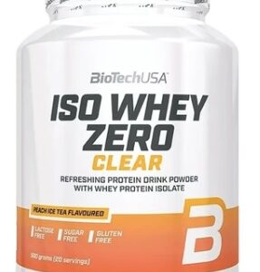 Biotechusa iso whey zero clear 500 g - peach ice tea