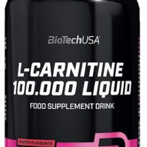 Biotechusa l-carnitine liquid 100000 500 ml - višeň