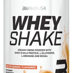 Biotechusa whey shake 1000 g - slaný karamel + šejkr wave 600 ml