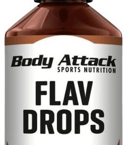 Body attack flav drops 50 ml - lískový oříšek prošlé dmt 28.2.2026