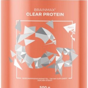 Brainmax clear protein 500 g - broskev