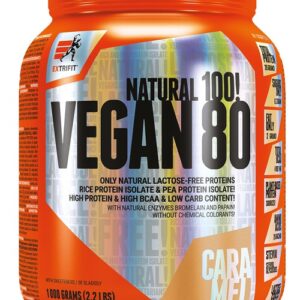 Extrifit vegan 80 1000 g - oříšek
