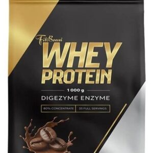 Fitboom whey protein 80 % 1000 g - káva