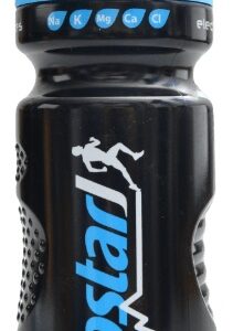 Isostar láhev bidon 650 ml - černo-modrá (push pull)