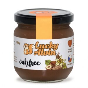 Lucky alvin cukrfree lískooříškový krém 200 g výprodej dmt 30.08.2026