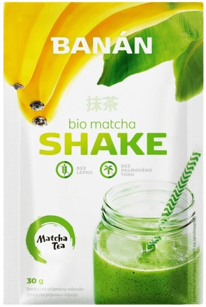 Matcha tea bio matcha shake 30 g - banán