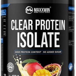 Maxxwin clear protein isolate 400 g - černý rybíz/ grep