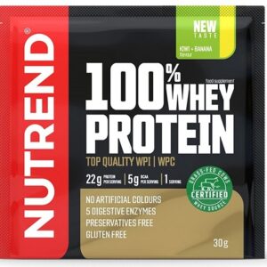 Nutrend 100% whey protein 30 g - karamelové latte