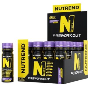 Nutrend n1 pre-workout shot 20x60 ml - lesní ovoce
