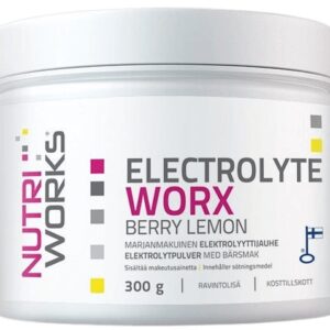 Nutriworks electrolyte worx 300 g - lesní plody/citrón
