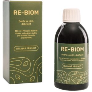Precision microbes re-biom postbiotika 300 ml - bylinná příchuť