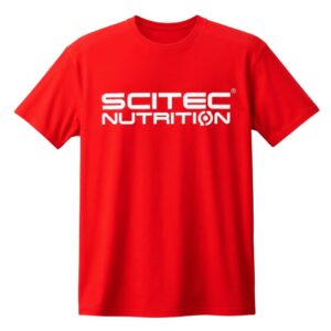 Scitec unisex triko červené - l