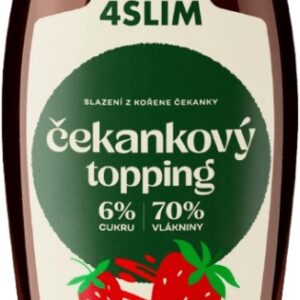 4slim čekankový topping 330 g - jahoda prošlé dmt 13.5.2026