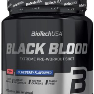 Biotechusa black blood caf+ 300 g - borůvka