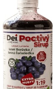 Cukr stop sirup 650g - lesní borůvka