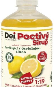 Cukr stop sirup 650g - osvěžující citrón