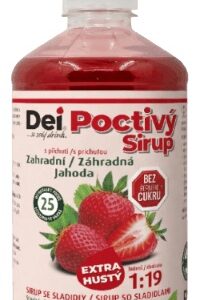 Cukr stop sirup 650g - zahradní jahoda