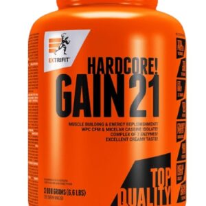 Extrifit hardcore gain 21 3000 g - borůvka