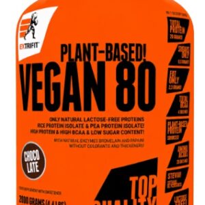 Extrifit vegan 80 2000 g - čokoláda